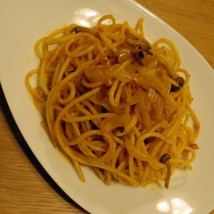 ジュースで！ツナトマトパスタ＋＋